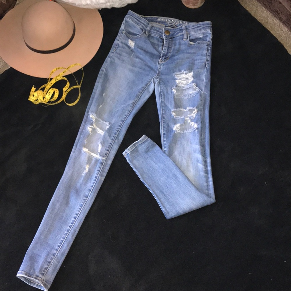 America Eagle Hi-Rise Jegging Sz 0 Long